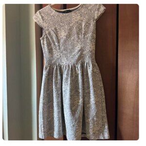 Topshop Cap Sleeve Floral Dress